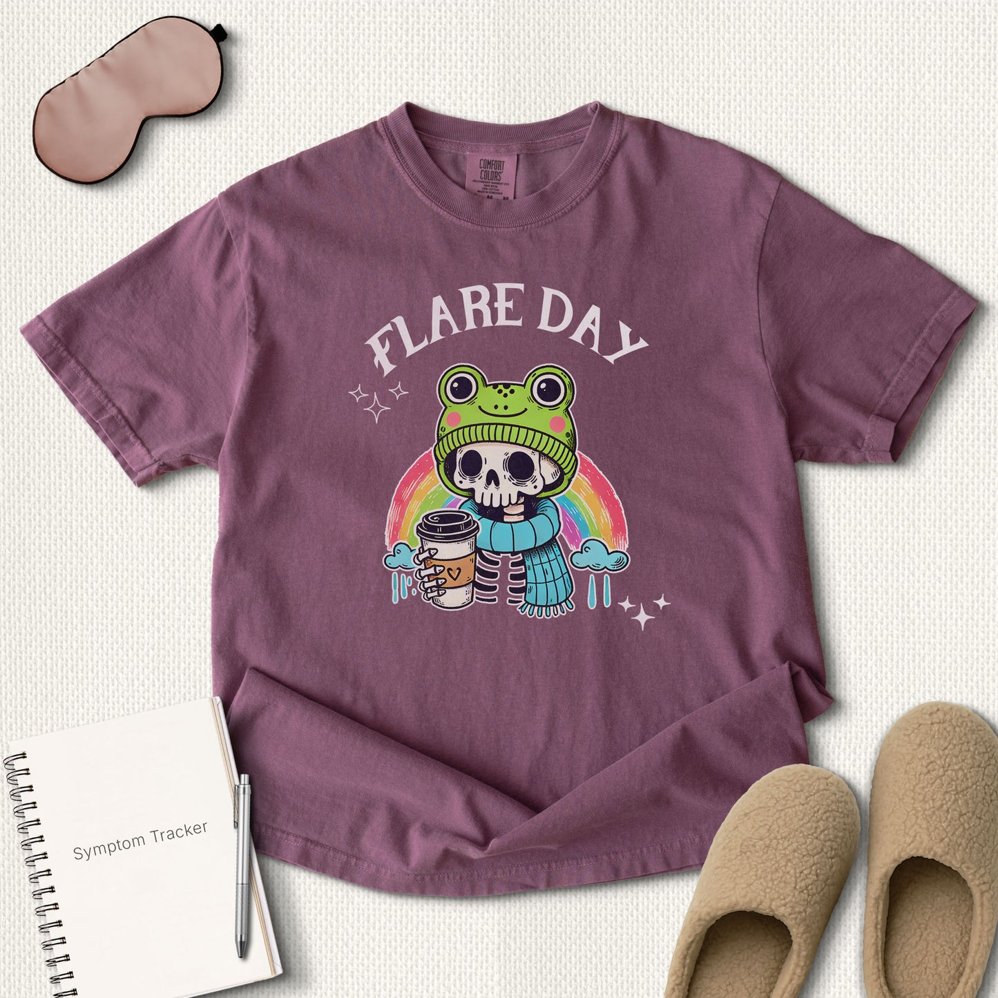 Flare Day Frog Beanie T-Shirt