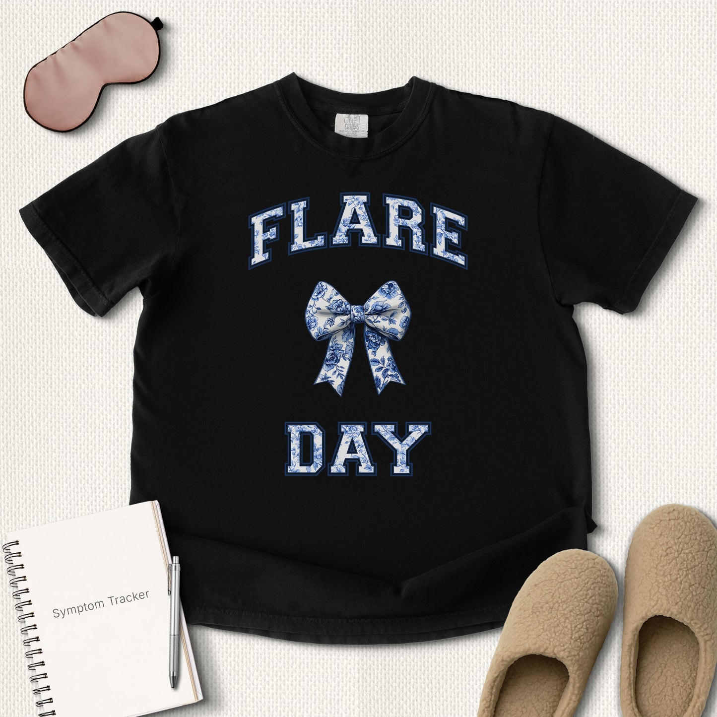 Flare Day Toile Bow T-Shirt