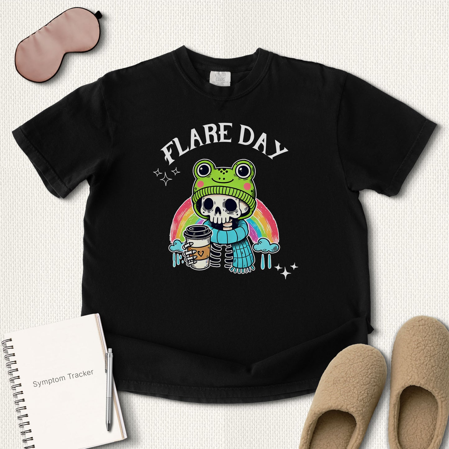 Flare Day Frog Beanie T-Shirt