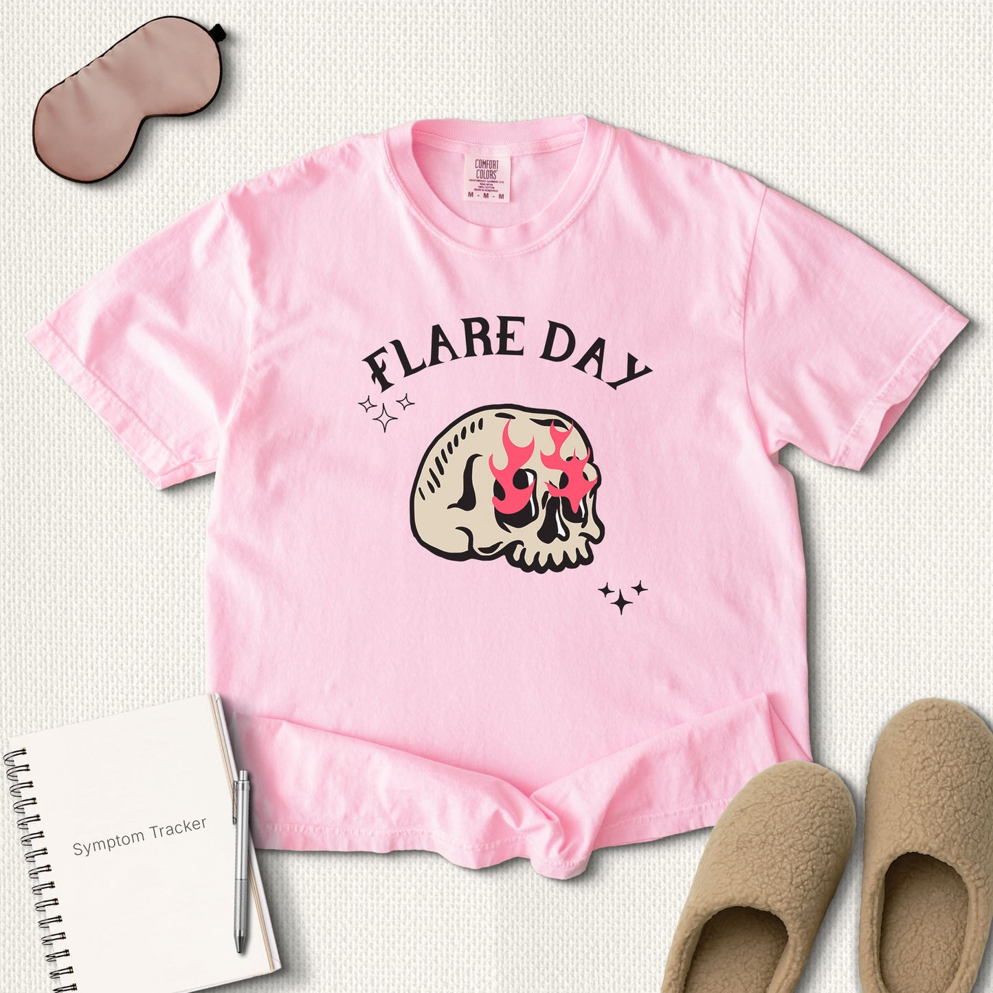 Flare Day Skull Fire T-Shirt