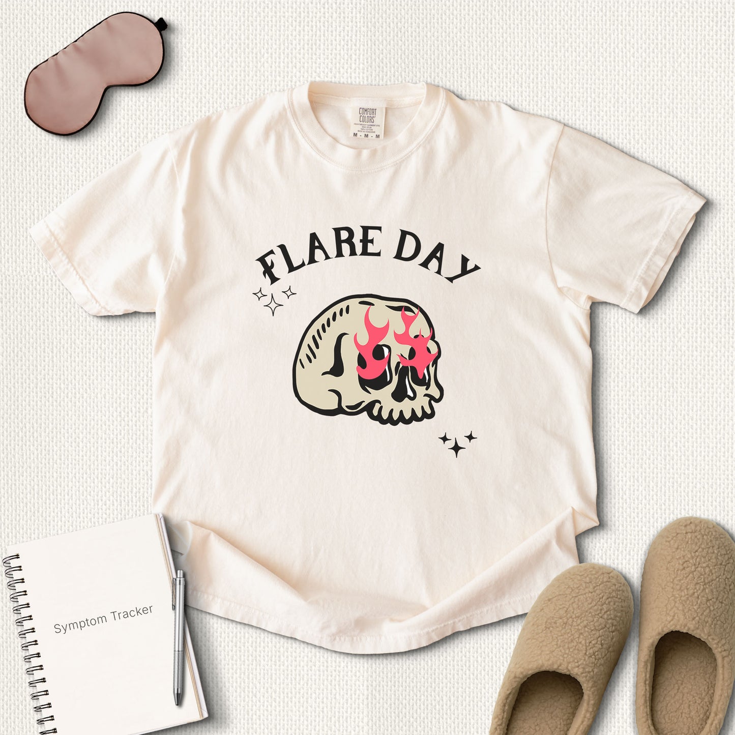 Flare Day Skull Fire T-Shirt