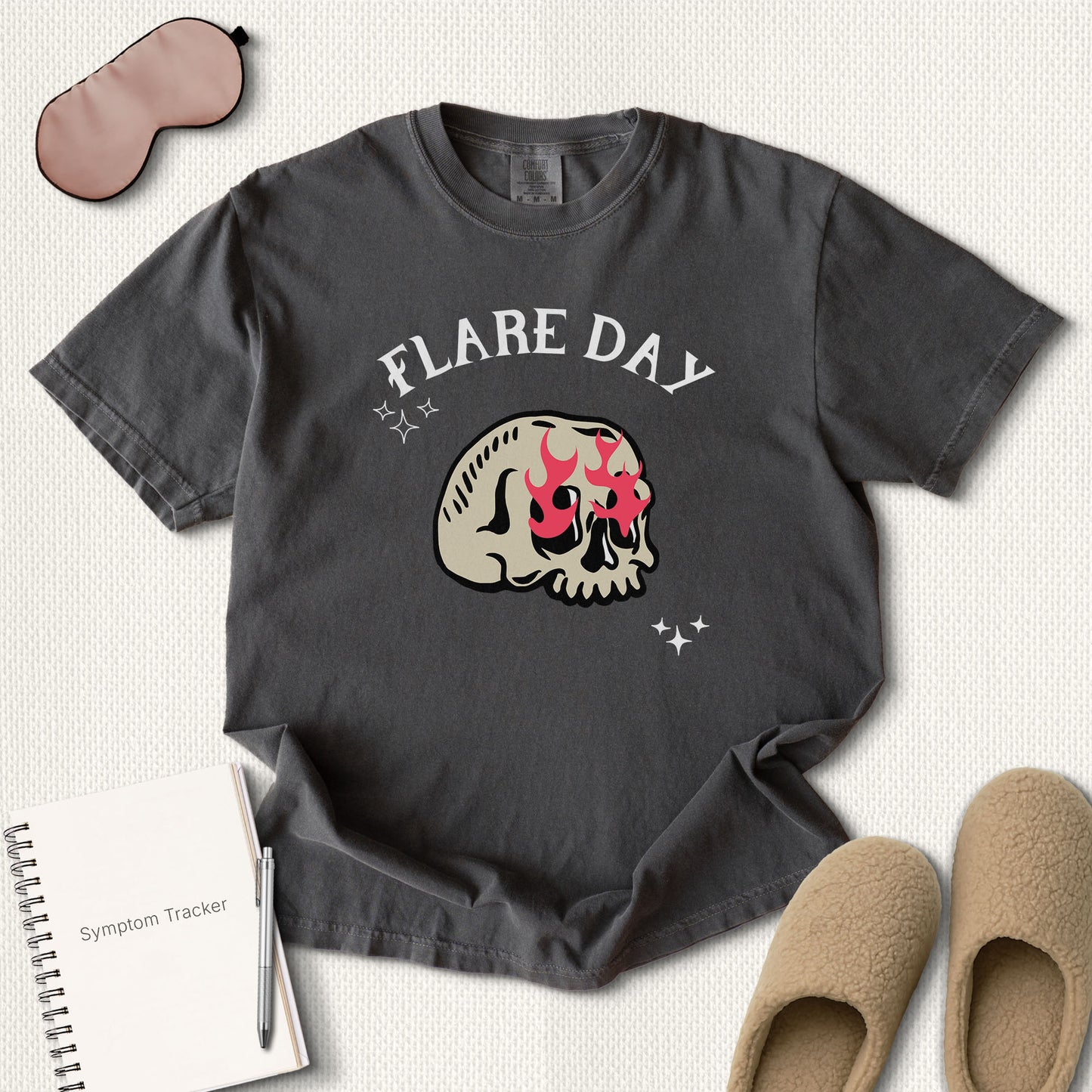Flare Day Skull Fire T-Shirt