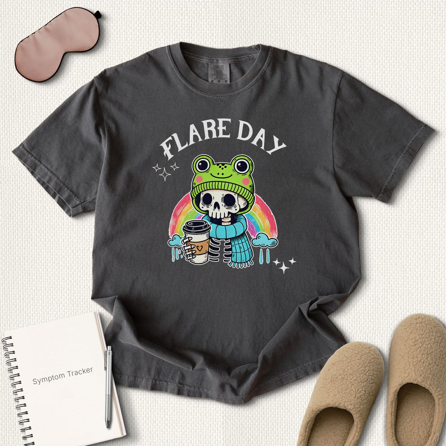 Flare Day Frog Beanie T-Shirt