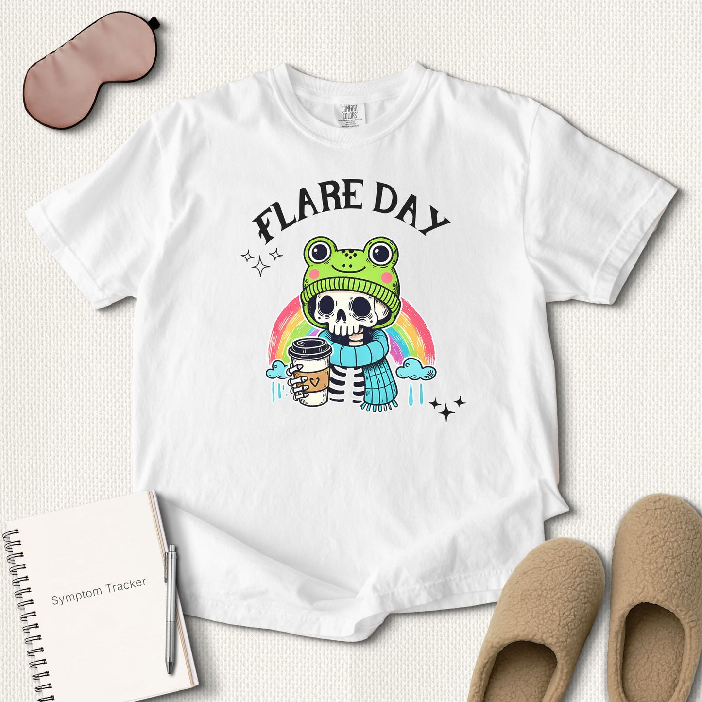 Flare Day Frog Beanie T-Shirt