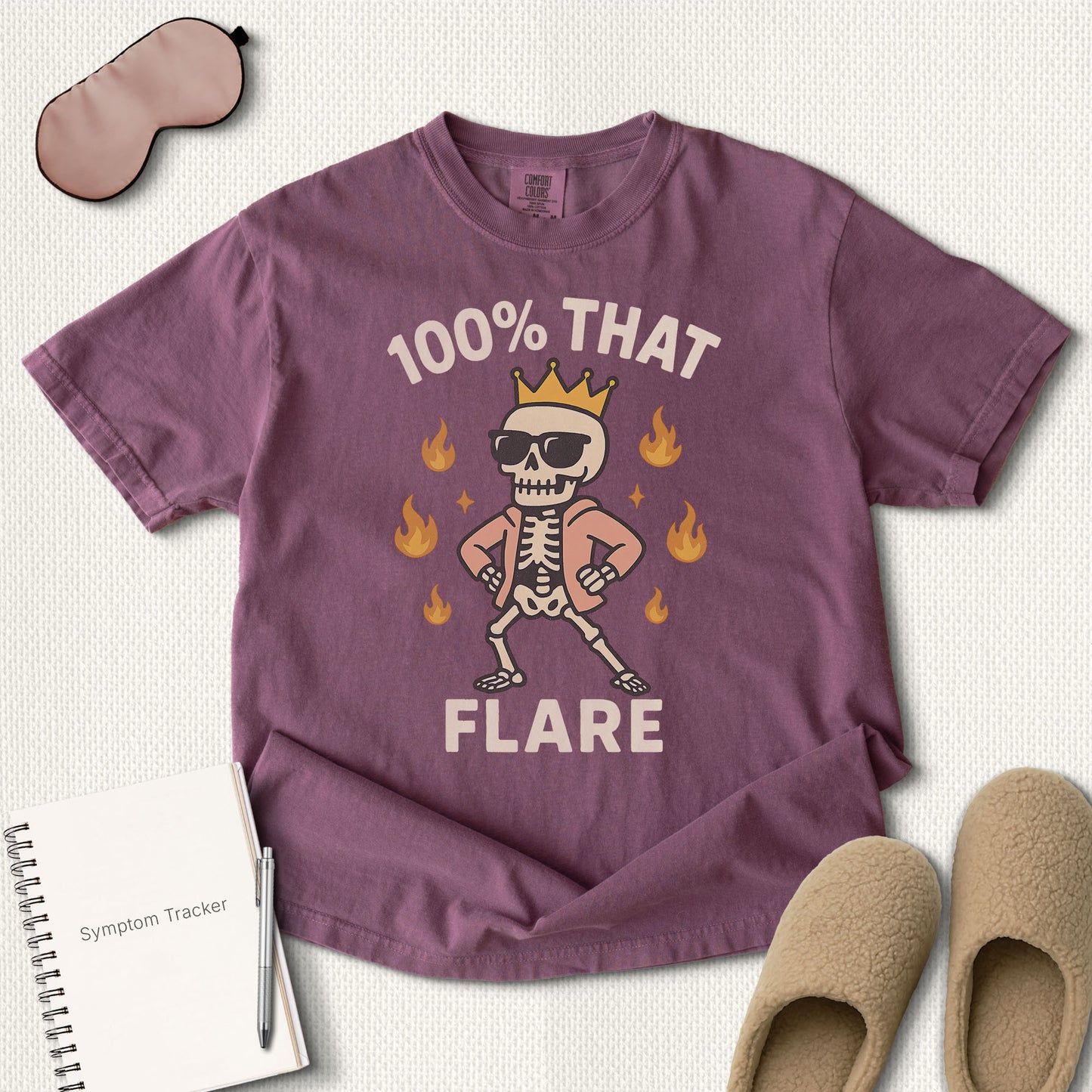 100% That Flare Skeleton T-Shirt