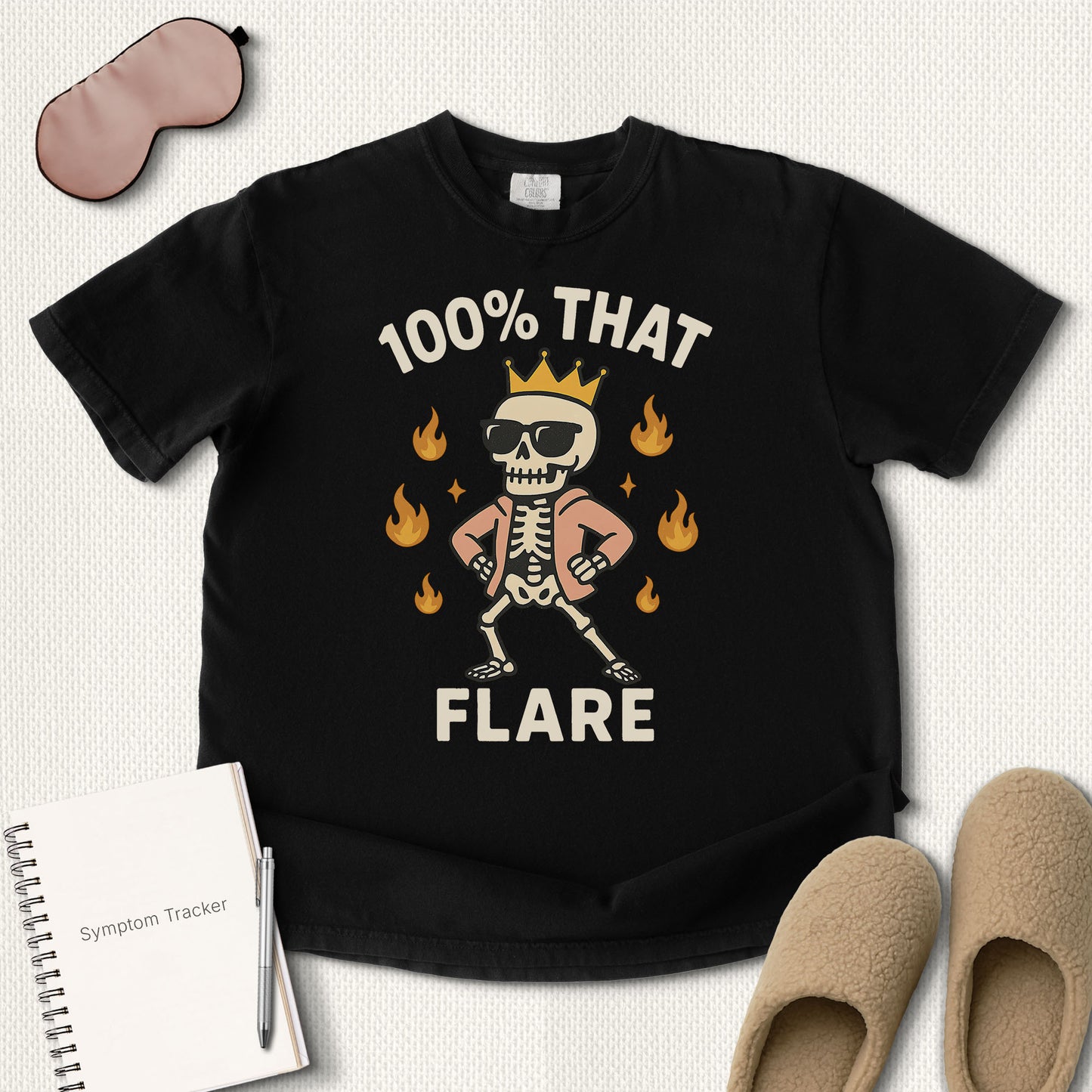 100% That Flare Skeleton T-Shirt