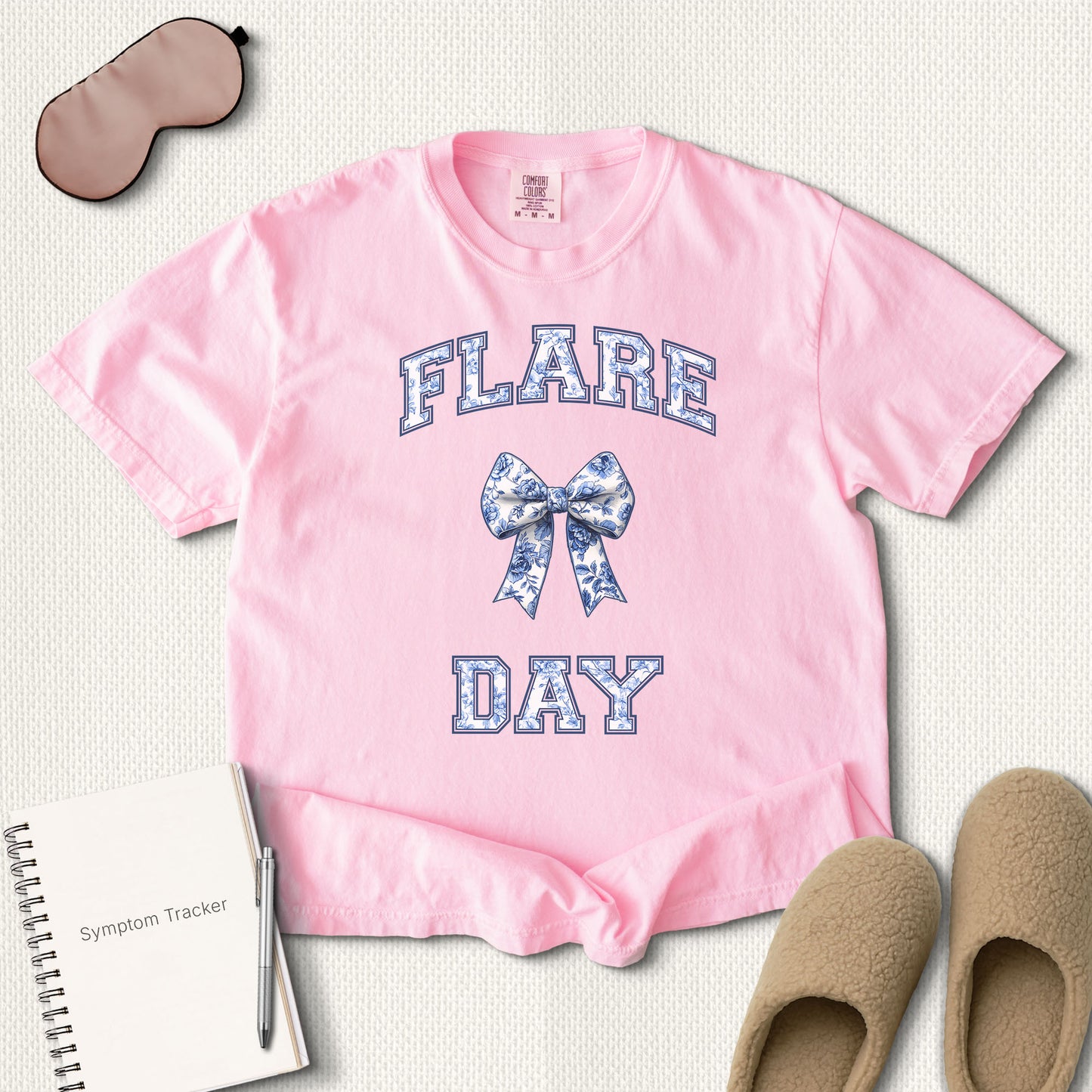 Flare Day Toile Bow T-Shirt