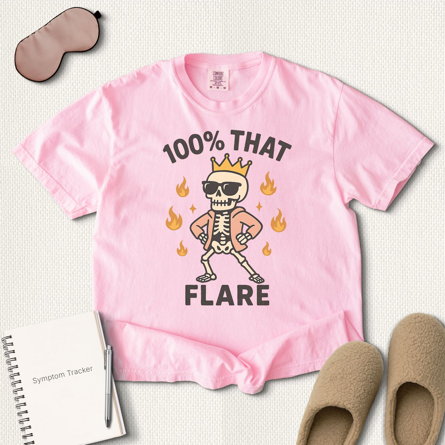 100% That Flare Skeleton T-Shirt