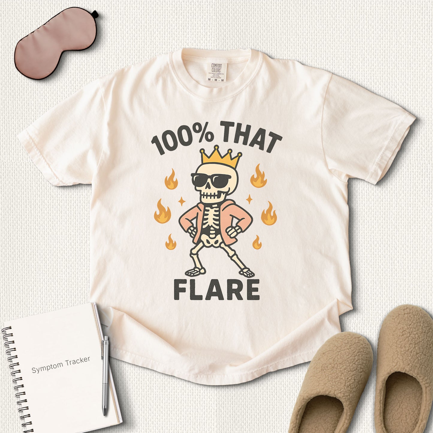 100% That Flare Skeleton T-Shirt