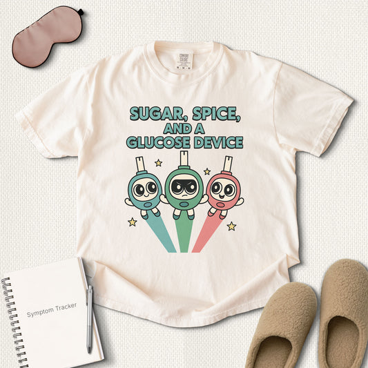 Sugar Spice and a Glucose Device T-Shirt