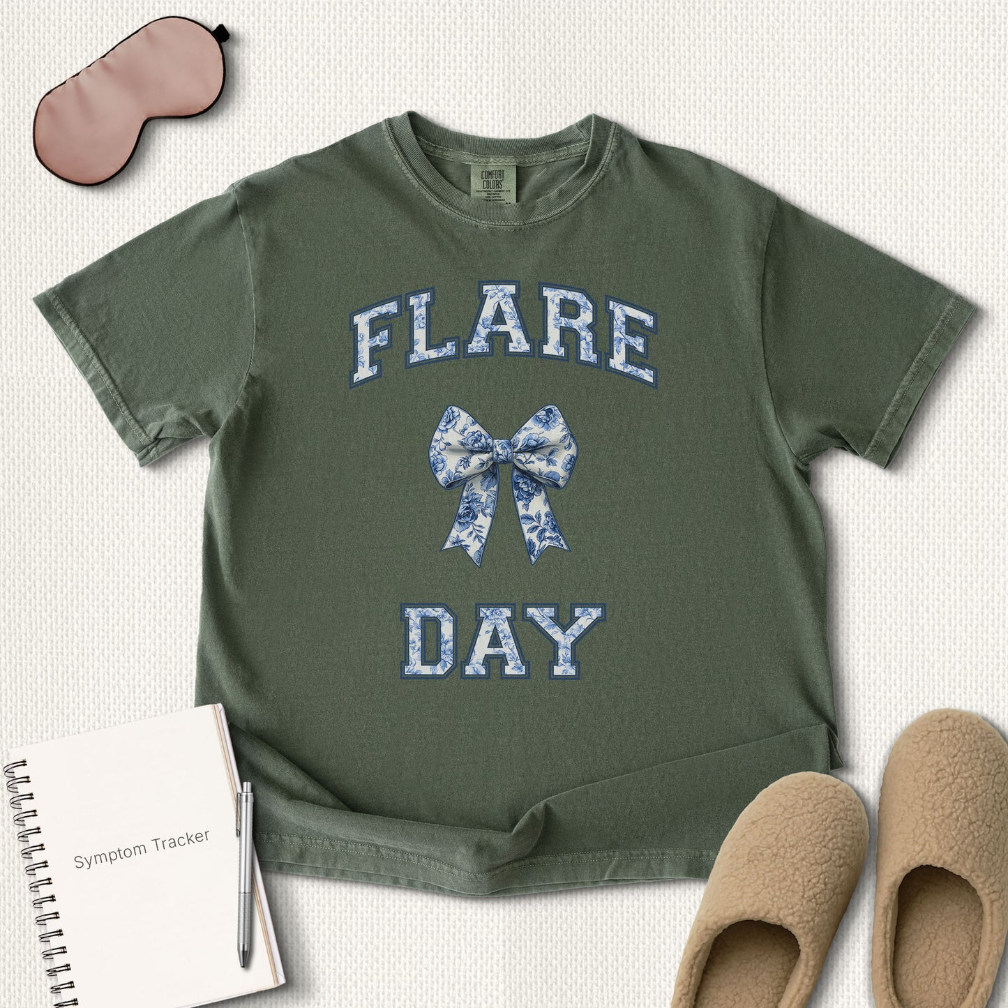 Flare Day Toile Bow T-Shirt