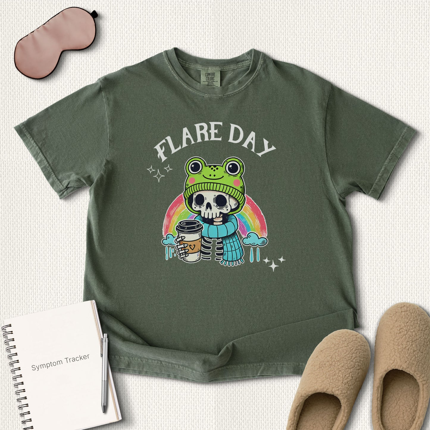 Flare Day Frog Beanie T-Shirt