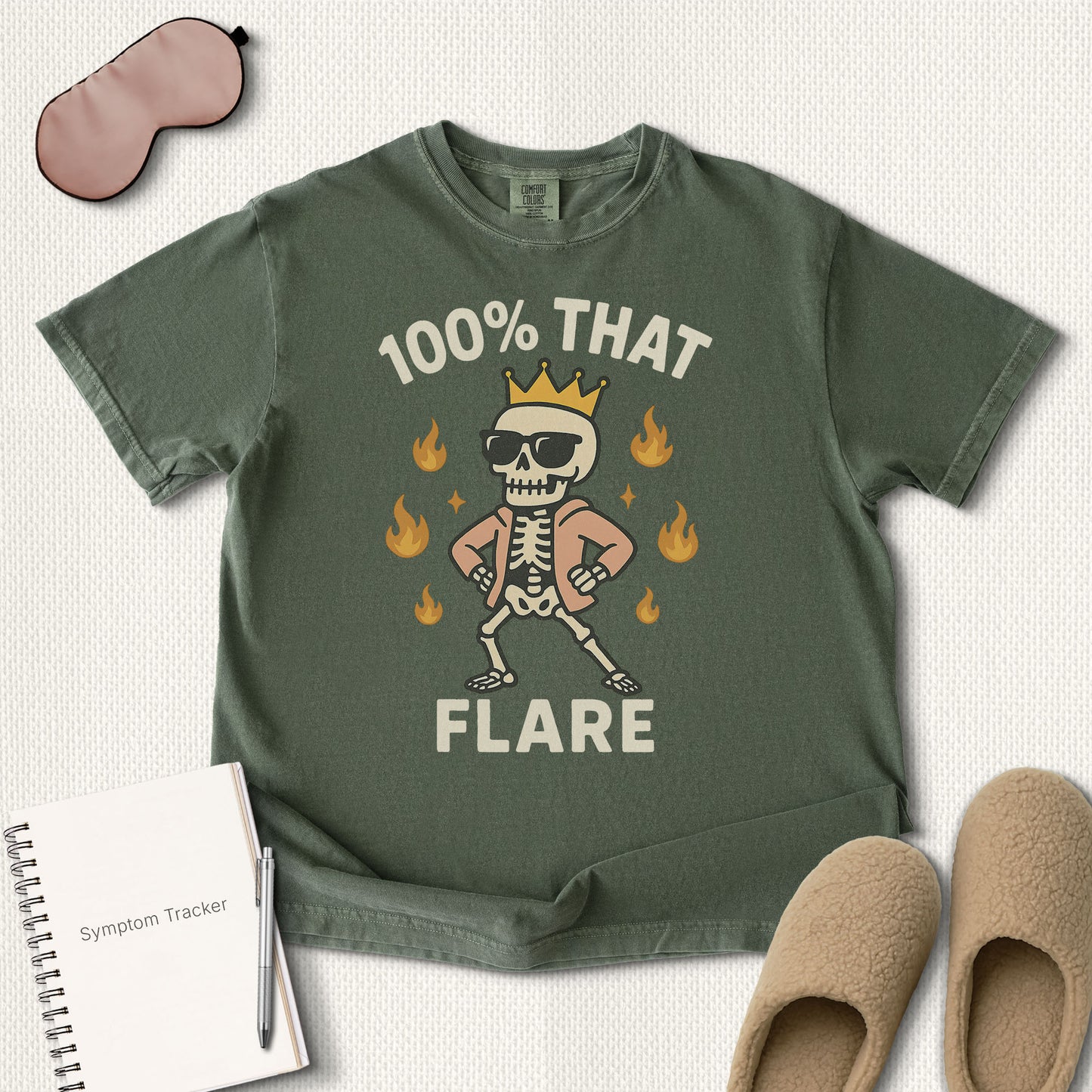 100% That Flare Skeleton T-Shirt