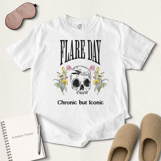 Flare Day Skull T-Shirt