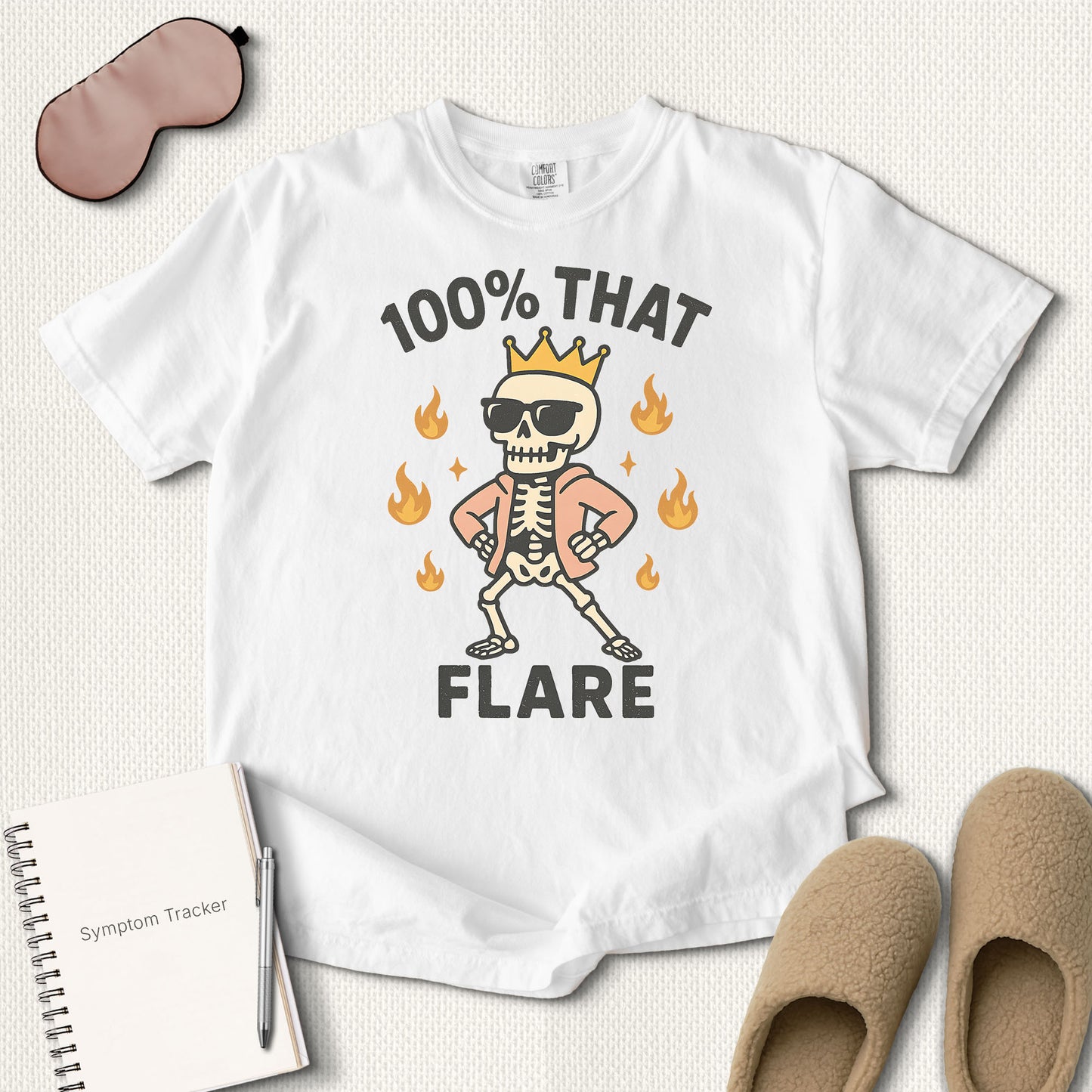 100% That Flare Skeleton T-Shirt